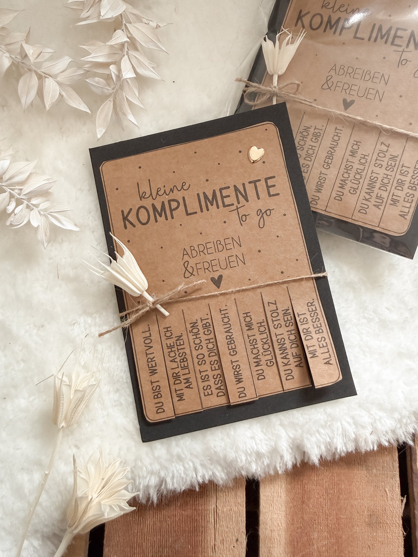 Kleine Komplimente to go - zum Abreißen & Freuen