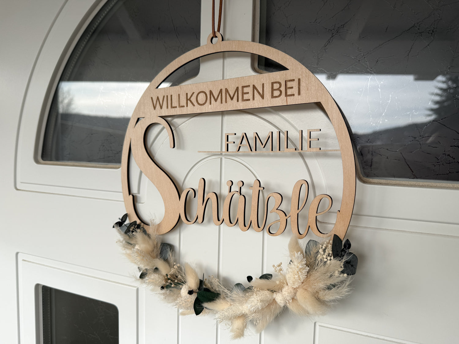 Türkränze und Schilder