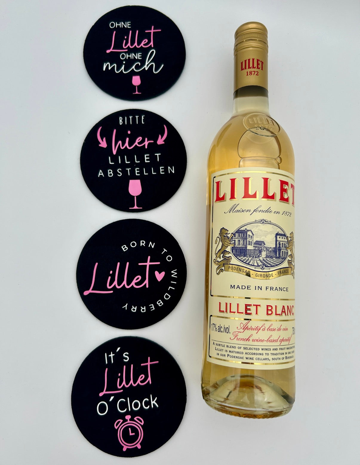 Glasuntersetzer-Set Lillet