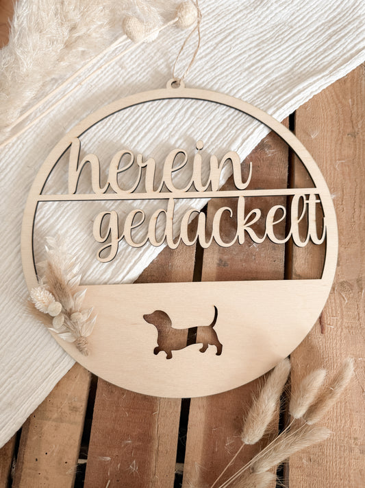 Türkranz "hereingedackelt"