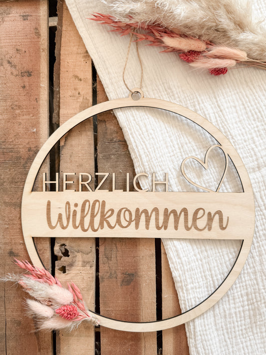 Türkranz "Herzlich Willkommen"
