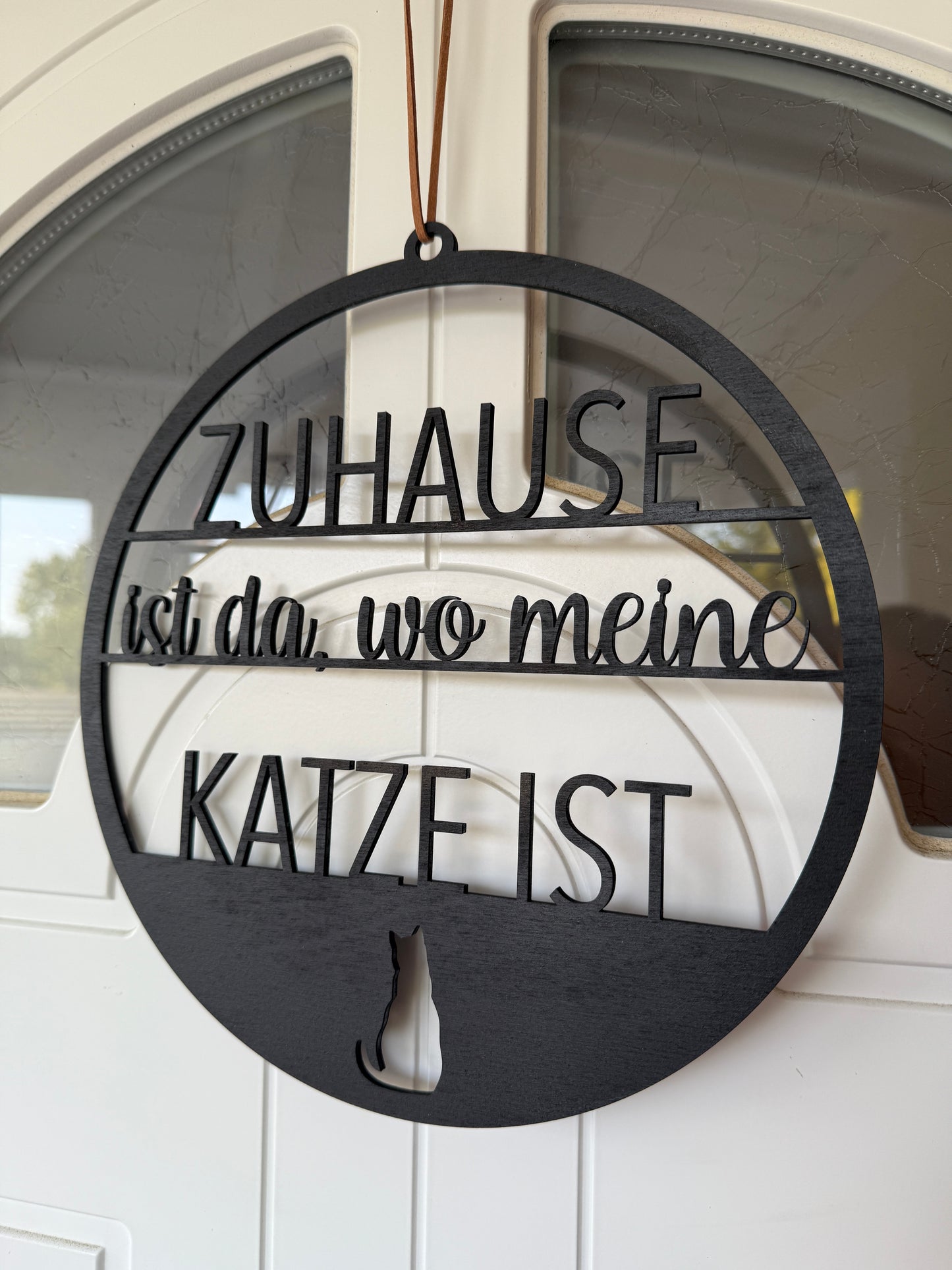 Türkranz "Zuhause ist da, wo meine Katze ist"