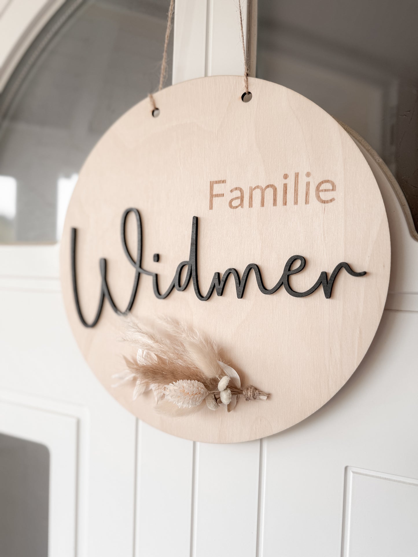 Personalisiertes 3D-Türschild